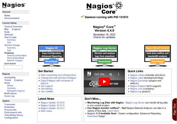 Rocky Linux 9にNagiosとNagiosgraphをインストールする